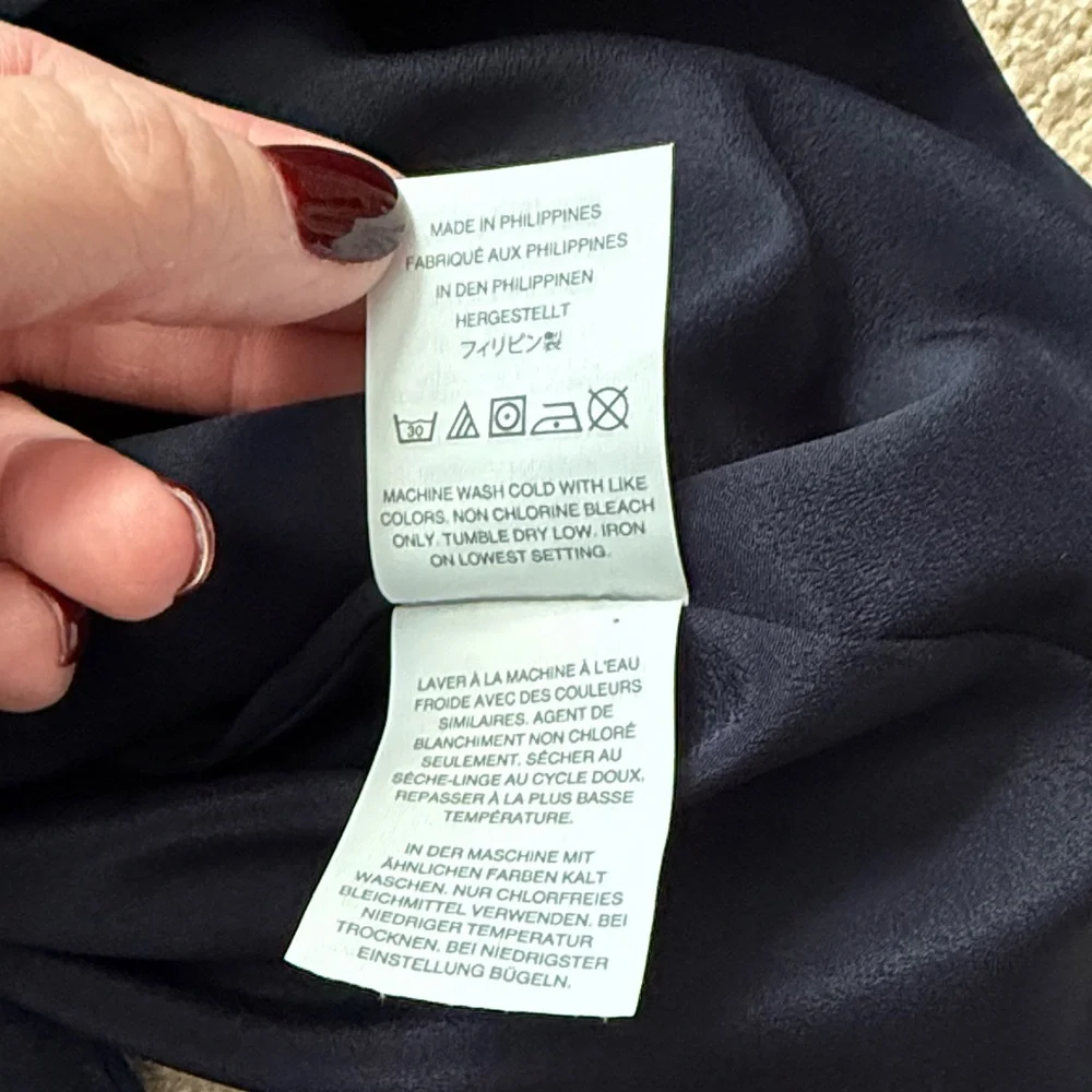J. Crew Elegant Navy Cap Sleeve Dress Size 4